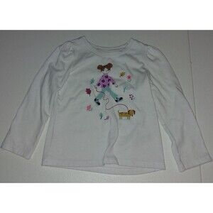 Garanimals girl white shirt 18M 13x10